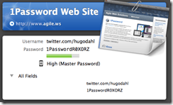 1Password - Secret information unmasked